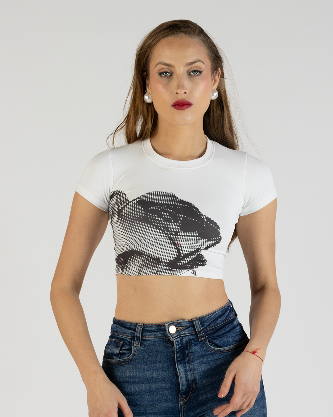 Rose white top