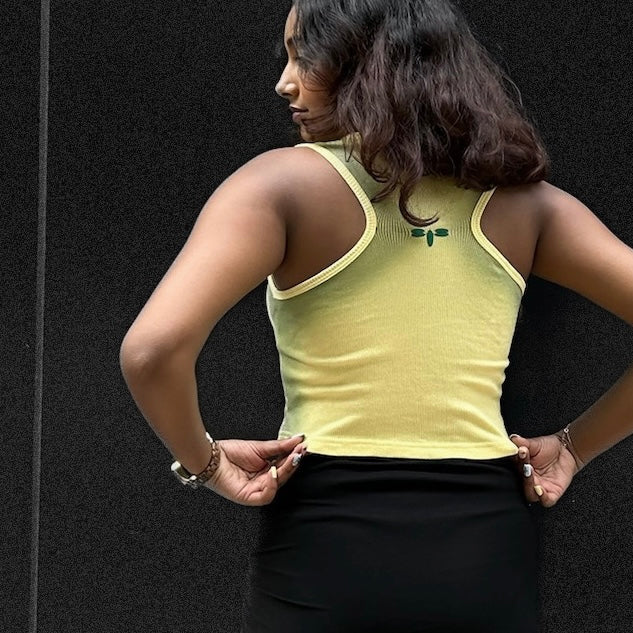 Ombré Dyed Yellow tank