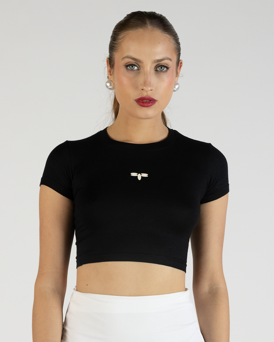 Women’s Black Trutt Logo Top